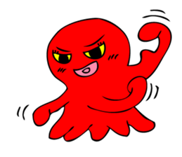 Cute girl octopus, taako 2 sticker #2355375