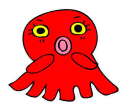 Cute girl octopus, taako 2 sticker #2355380