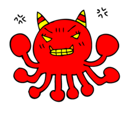 Cute girl octopus, taako 2 sticker #2355381