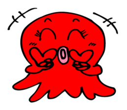 Cute girl octopus, taako 2 sticker #2355386