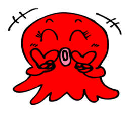 Cute girl octopus, taako 2 sticker #2355386