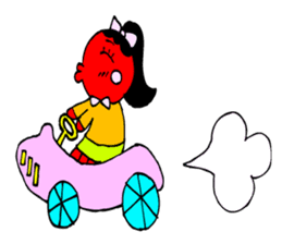 Cute girl octopus, taako 2 sticker #2355387