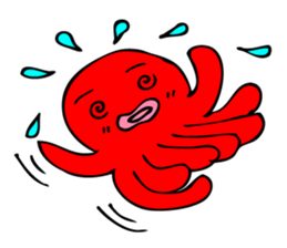 Cute girl octopus, taako 2 sticker #2355389