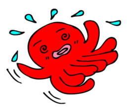 Cute girl octopus, taako 2 sticker #2355389