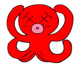 Cute girl octopus, taako 2 sticker #2355391