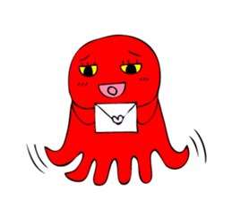 Cute girl octopus, taako 2 sticker #2355392