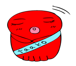 Cute girl octopus, taako 2 sticker #2355393