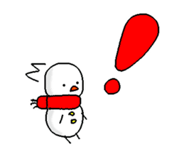 Funny Snowman sticker #2355406