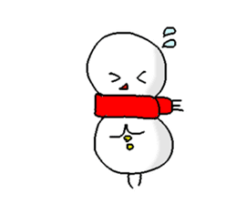 Funny Snowman sticker #2355413