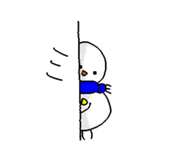 Funny Snowman sticker #2355415