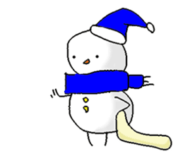 Funny Snowman sticker #2355416