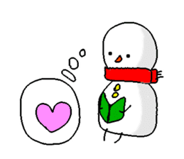 Funny Snowman sticker #2355423