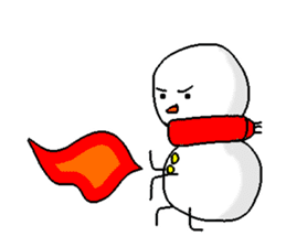 Funny Snowman sticker #2355431