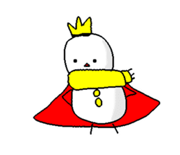 Funny Snowman sticker #2355438