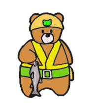 It is a bear. sticker #2355450