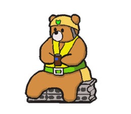 It is a bear. sticker #2355453
