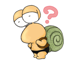 an edible snail Bokkun sticker #2355527