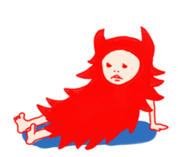 Lazy monster girl sticker #2356000