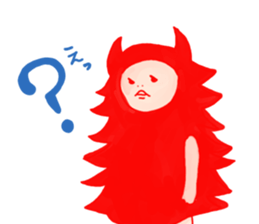 Lazy monster girl sticker #2356003