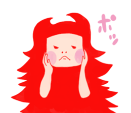 Lazy monster girl sticker #2356026