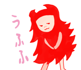 Lazy monster girl sticker #2356031