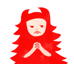 Lazy monster girl sticker #2356037