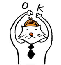 cat's pad detective sticker #2356101