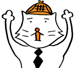 cat's pad detective sticker #2356104