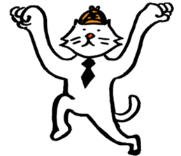 cat's pad detective sticker #2356106