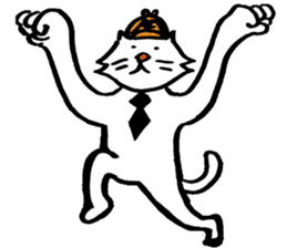 cat's pad detective sticker #2356106