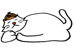 cat's pad detective sticker #2356107