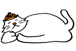 cat's pad detective sticker #2356107