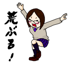 Science girls fight sticker #2356141