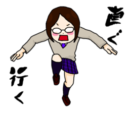 Science girls fight sticker #2356158