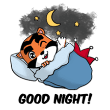 Funny & Cute Tiger Clown Stickers sticker #2356387