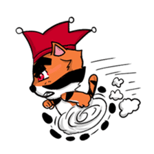 Funny & Cute Tiger Clown Stickers sticker #2356391