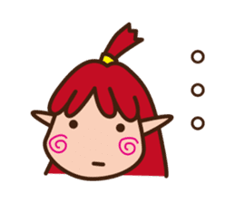 okinawan fairy kijimunchan sticker #2357368