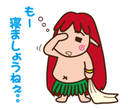 okinawan fairy kijimunchan sticker #2357377