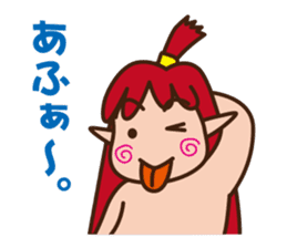 okinawan fairy kijimunchan sticker #2357379