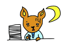 The working animals sticker #2357515