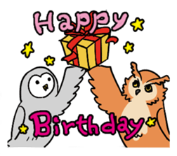 2 Owls sticker #2357719