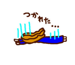 He wants to escape. sticker #2357750