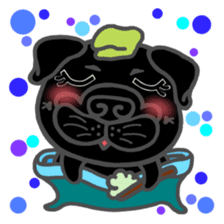 SihWun's Pug World (3) sticker #2358290