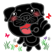 SihWun's Pug World (3) sticker #2358296