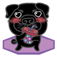 SihWun's Pug World (3) sticker #2358308