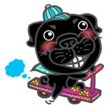 SihWun's Pug World (3) sticker #2358309