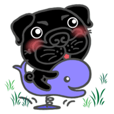 SihWun's Pug World (3) sticker #2358311