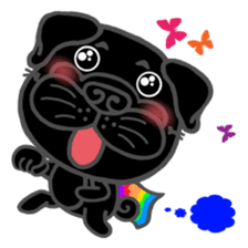 SihWun's Pug World (3) sticker #2358314