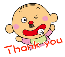 Baby-old man sticker #2358439