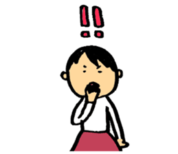 A short-hair girl's ordinary days sticker #2358920